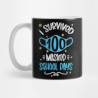 i survived 100 masked school days Mug